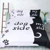 wholesale home textile cheap cat&dog Side lovers bedding sets