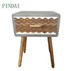 Wooden modern minimalist leisure living room bedroom cabinet side cabinet assembly North cool Nordic drawer bedside table