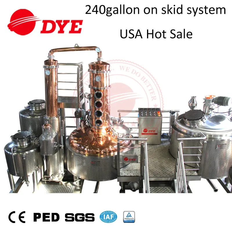 200lelectric Gin Distiller Alcohol Distillation With Glycol Tank Buy