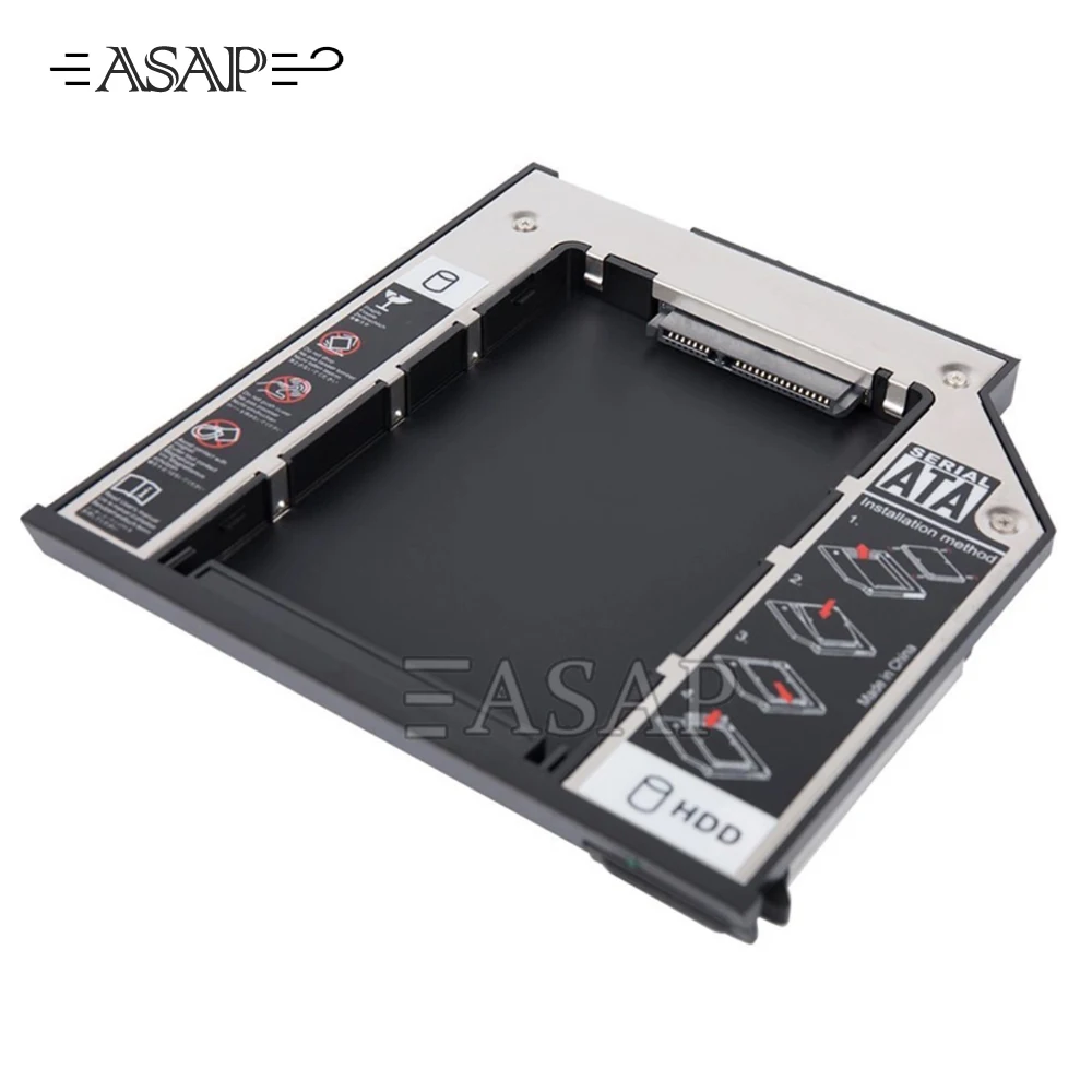 2nd Hdd Ssd Hard Drive Caddy Tray Replacement For E6400 E6500 E6410