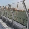 stainless steel 304/316 bridge security protecting wire mesh fence