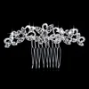 Fashion Jeweled Crystal Wedding Rhinestone Comb and Bridal Rhinestone Comb For Hair Tiara WC001