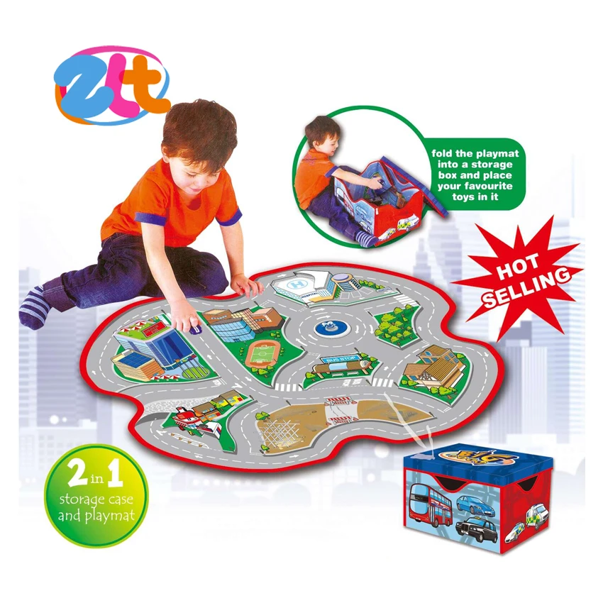 Hot Selling Traffic Game Foldable Kids Car Play Mat Buy Car Play