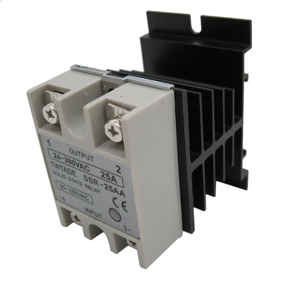 SSR Radiator Uxcell New Dissipation Heat Sink for Solid State Relay