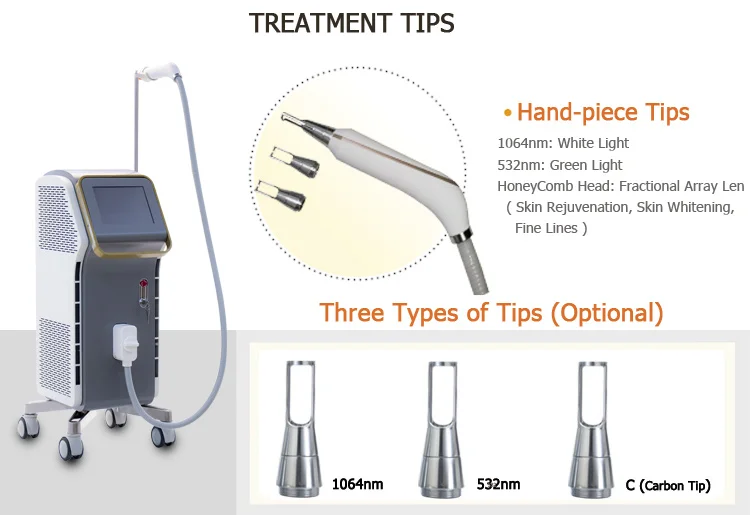 Alibaba express china 1400MJ vertical nd yag laser tattoo removal machine