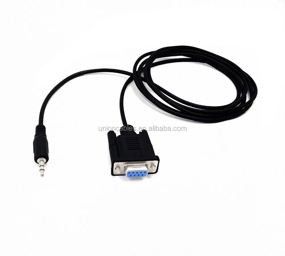 PCCables.com DB9 Female to 3.5mm Serial Cable 6Ft