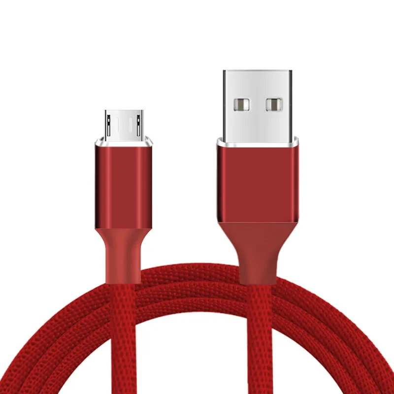 3ft Fabric braided fast Charging Cable With Micro USB Cable USB 2.0 Usb Cable - ANKUX.COM