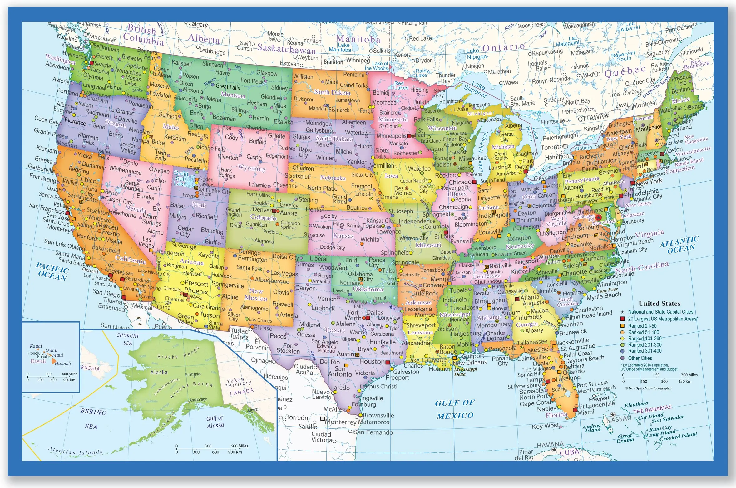 buy united states usa map small poster size 115 x 175