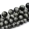 Natural AA Quality Hawk Eye Gemstone 8mm Polished Smooth Loose Beads Healing Power For Jewelry Making Bracelets Necklaces