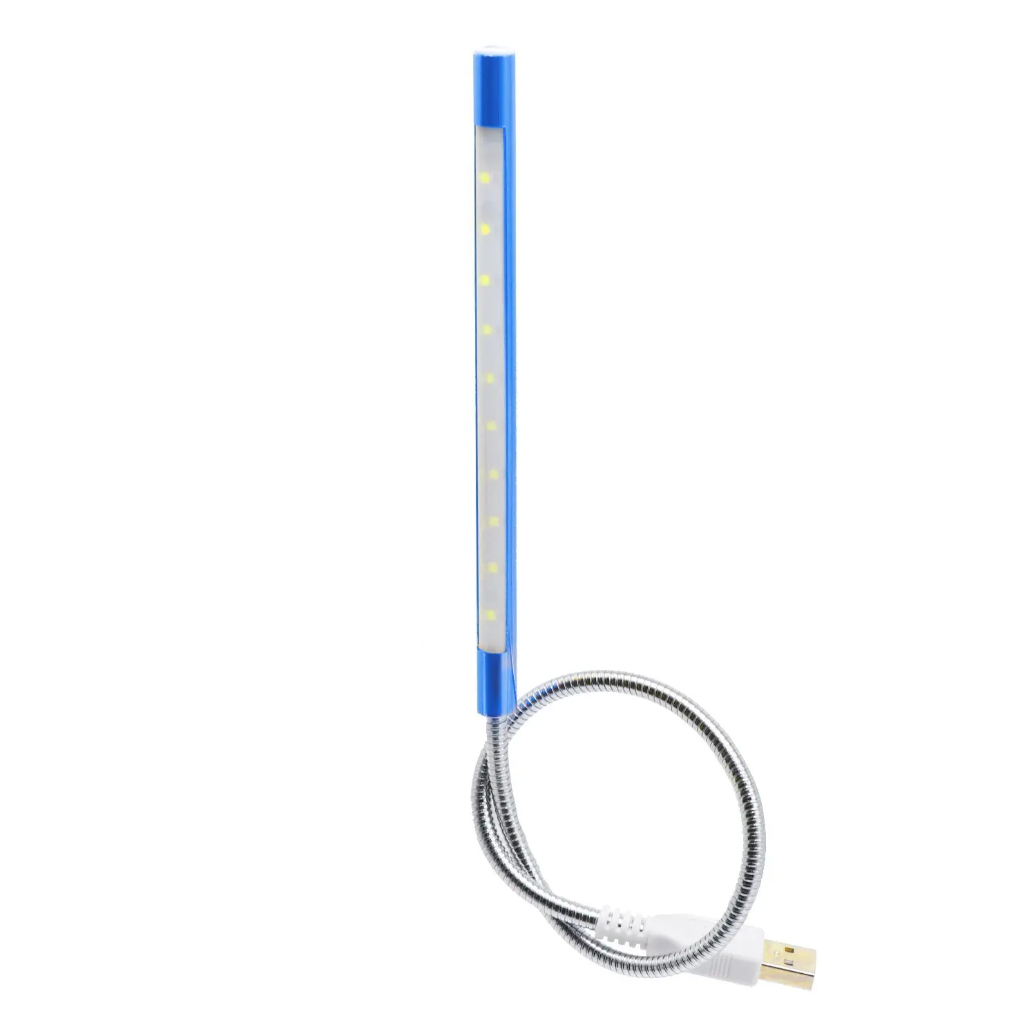 SRY-LED USB LED Light Lamp 10LED Flexible Variety Of Colors For Notebook Laptop PC Computer USB DC 5V (1PCS) (Color : Blue)