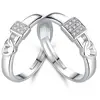 Fashion jewelry Love Lock Couple Ring for men and women