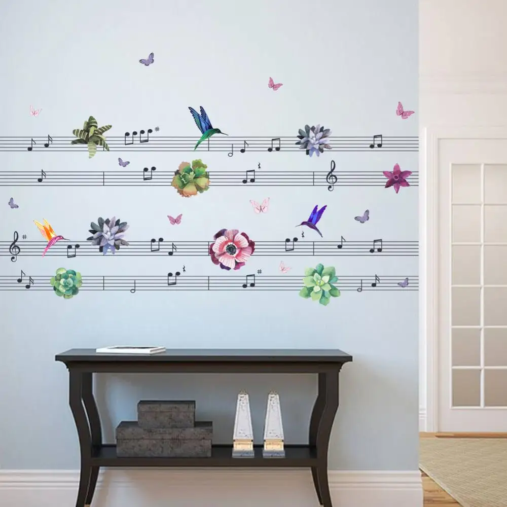 Venta al por mayor pegatinas notas musicales para pared-Compre online