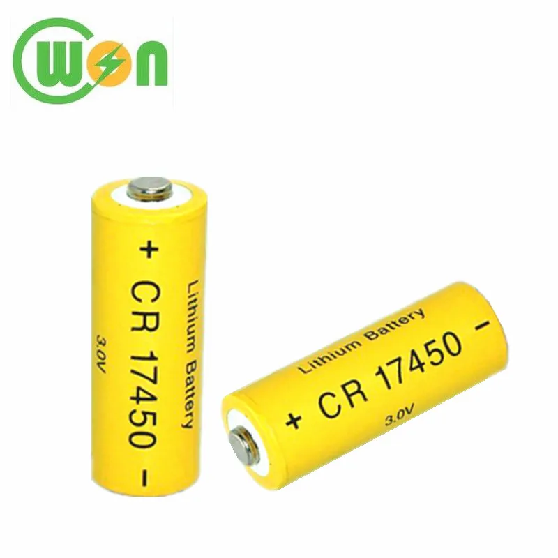 3v Cr17450 Lithium Battery 2200mah Primary Lithium Battery Cr17450 ...
