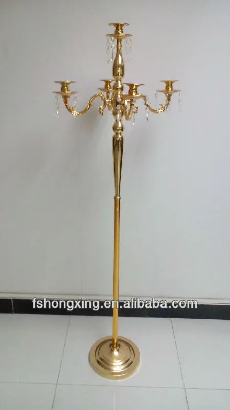Tall Wedding Floor Gold Metal Candelabra For Weddings Buy