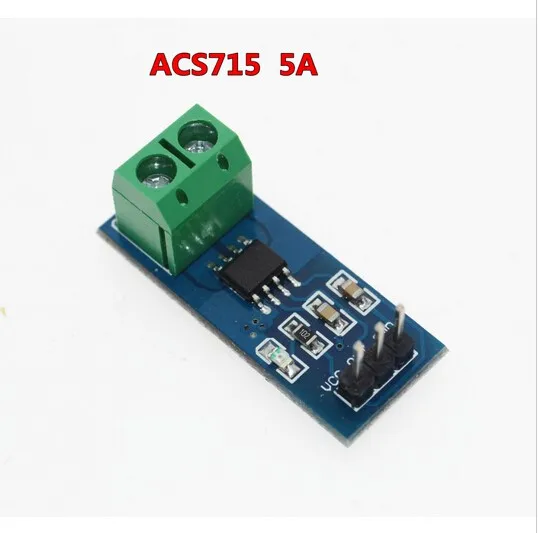 热卖acs712 5a 范围霍尔电流传感器模块 acs712 模块直引脚