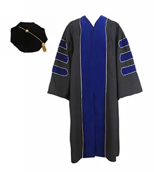 Deluxe Faculty Doctoral Phd Graduation Gown Toga Regalia - Buy Doctoral ...