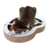 DEKU-Cardboard Interactive Cat Toy Corrugated Ring Ball Heart Shape --CP-163 cat scratcher toy