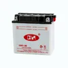 White PP container 12v 7Ah flooded dry charged lead acid motorcycle battery from Taiwan Maan Shyang Group