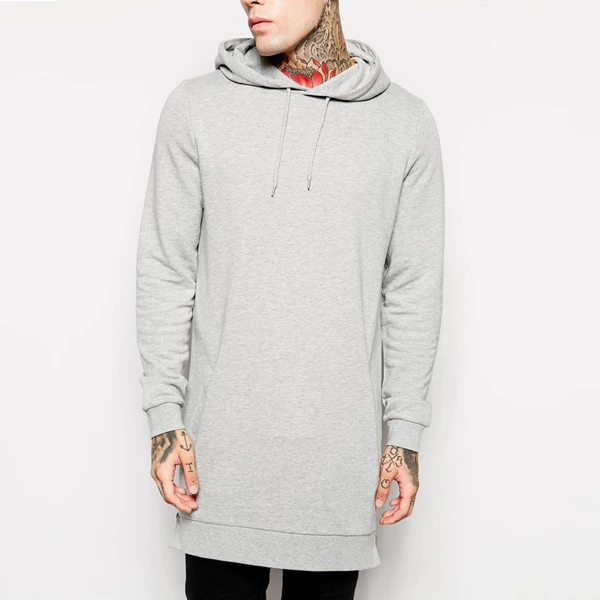 knee length sweatshirt