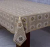 Wholesale custom rectangle wipe clean embossed pattern plastic tablecloth 137cm width in rolls YR014A