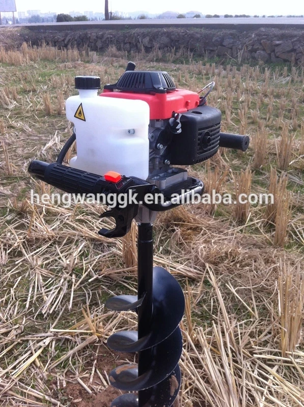 High Efficiency Post Hole Digger 62cc Posthole Earth Auger Borer Petrol Drill Bit