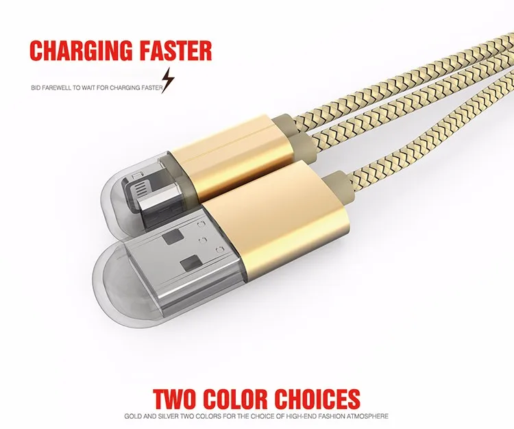 LDNIO New Arrival LC89 2 in 1 Quick Charging USB Cable for Android & IOS