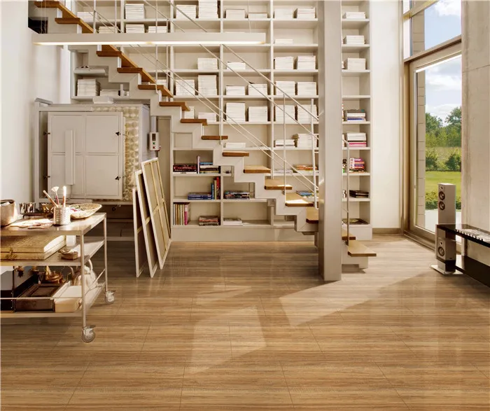 digital printing wood like design ceramic floor tile