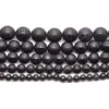 loose matte black agate strings With Tibetan Characters