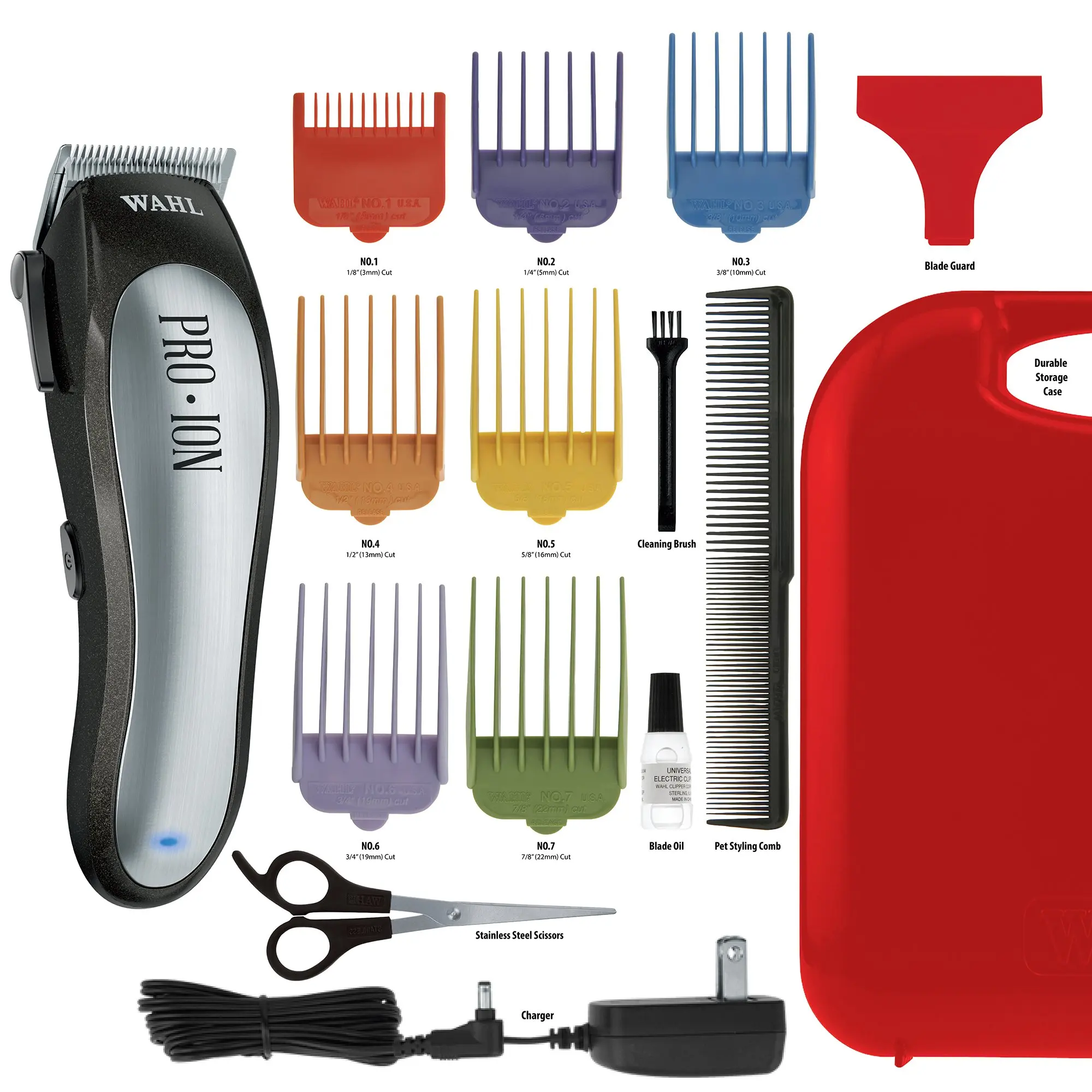 wahl pro ion lithium rechargeable animal clipper kit
