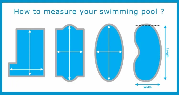 how to measure swimming pool