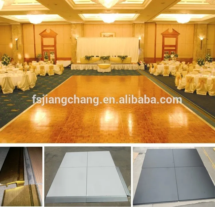 Wholesale Portable Wooden Dance Floor White Used For Indoor And Outdoor