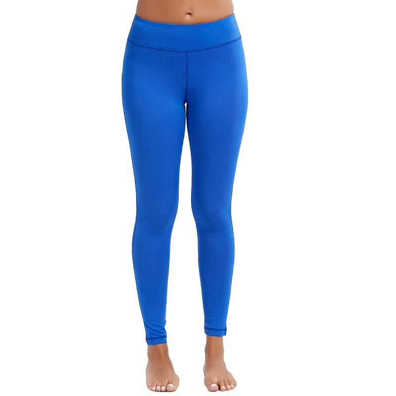 Royal Blue Sexy Girls Wearing Skin Tight Yoga Pants Fitness - Buy Yoga ...