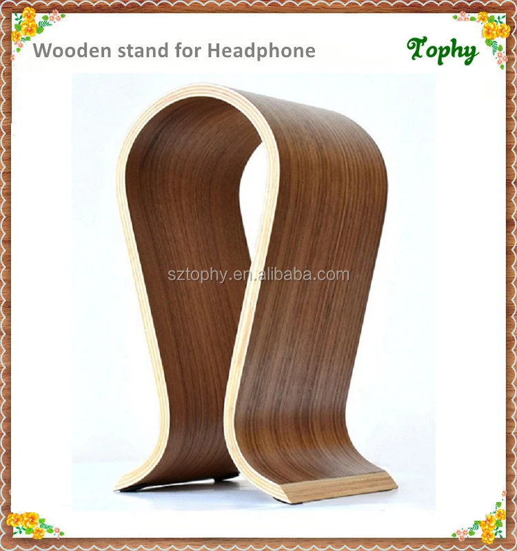 Custom Wood Headset Stand, Headphone Stand, Headphone Display