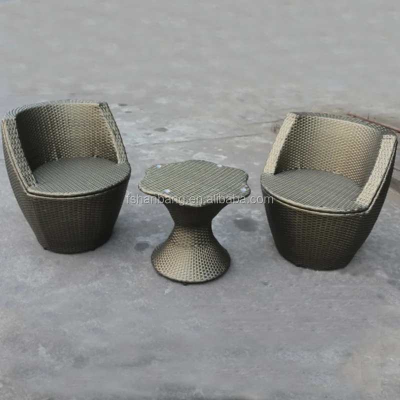 Factory Outlet Outdoor Rattan Resin Wicker Patio Garden Furniture 3,5