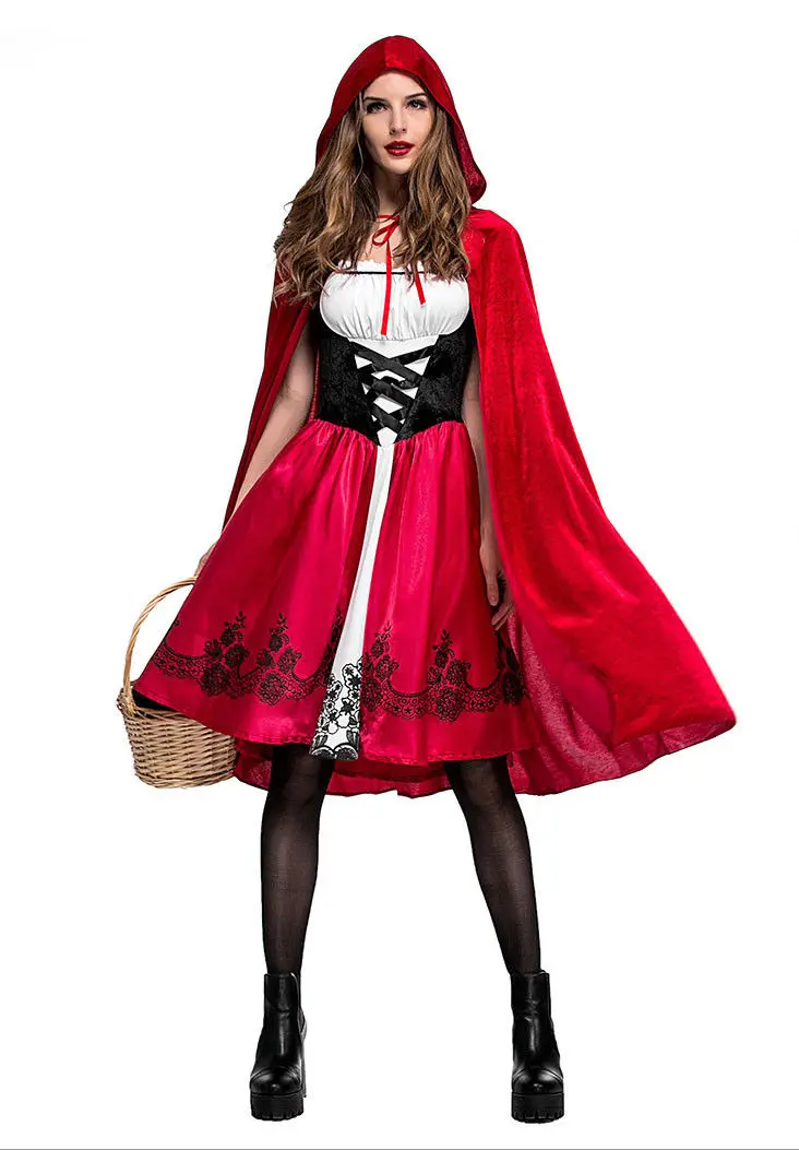 french maid costume black white waitress fancy dress party dress