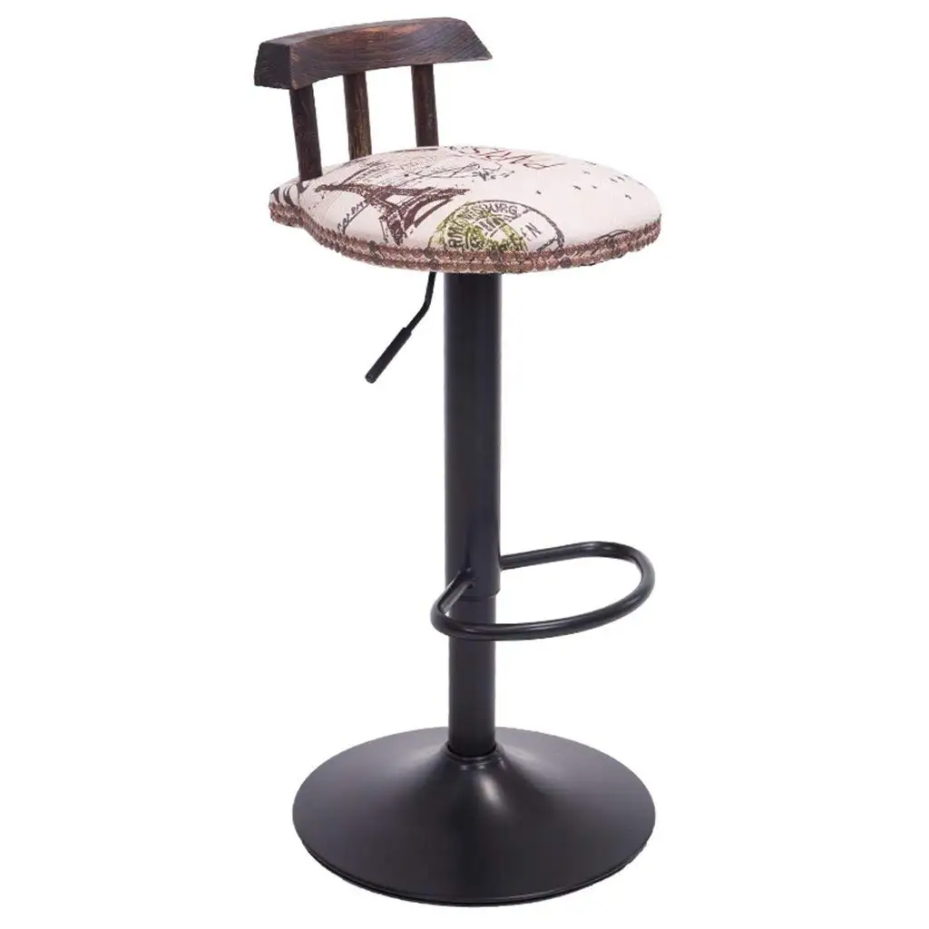 Buy Cqq bar chair American style Iron bar chairs Retro bar chairs
