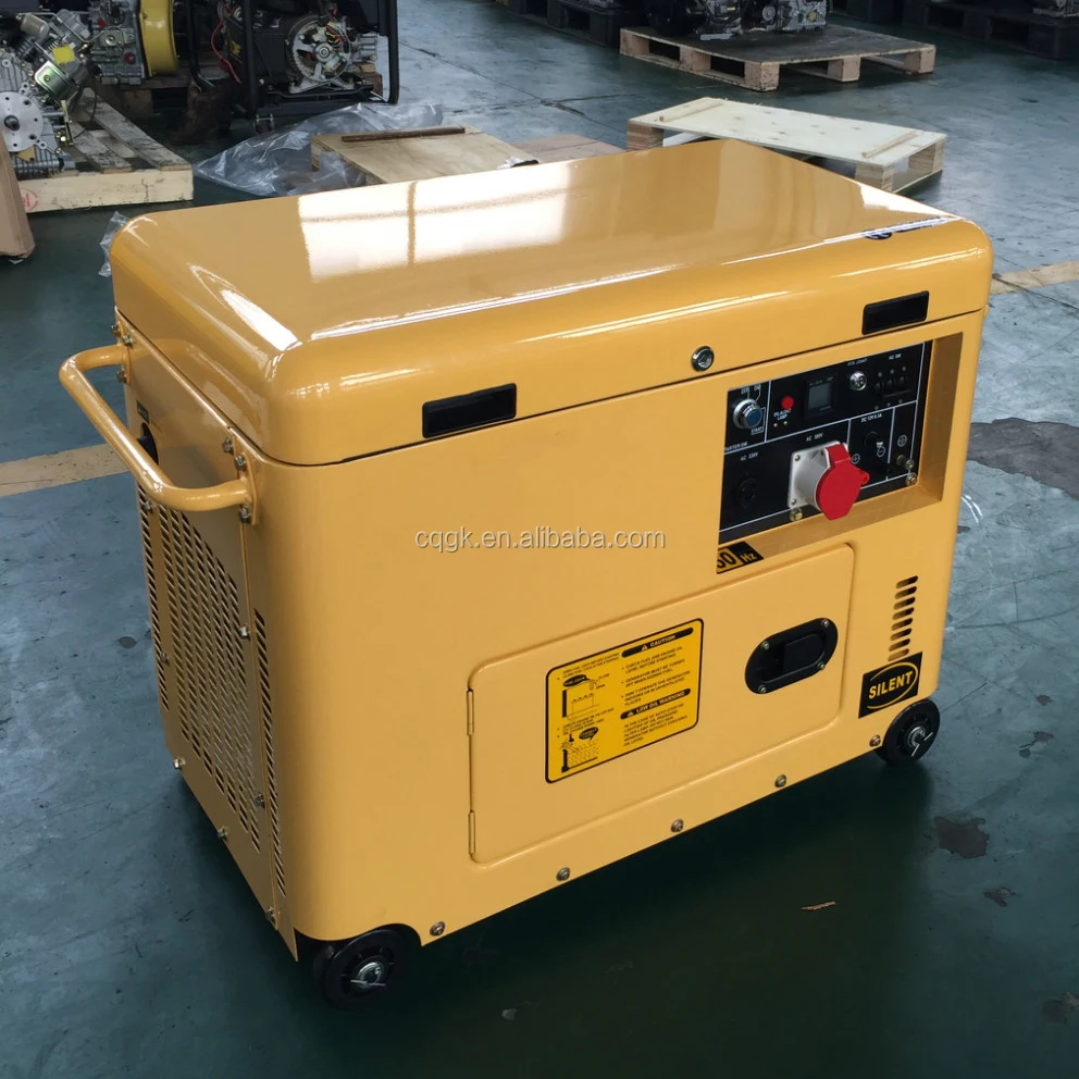 Kongka 7kw Single Phase Portable Silent Electric Start Standby Diesel