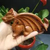 Crystal Crafts Natural red sandstone Magic Crystal Fly Dragon Crystal Carving Craft