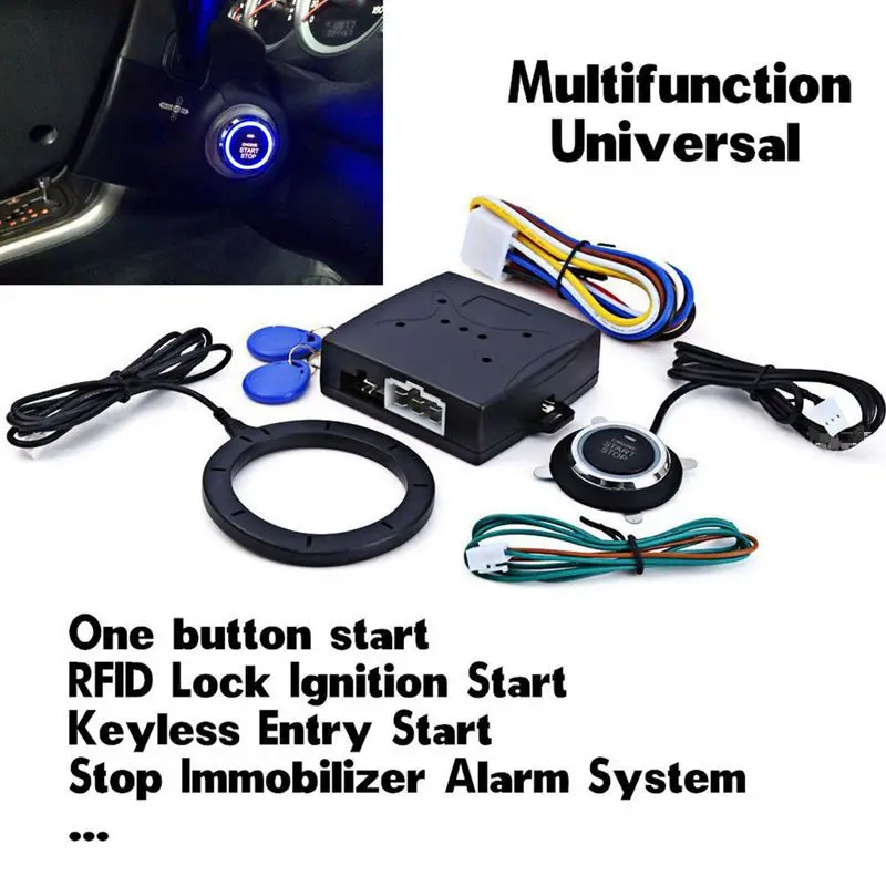 Smart Engine Start System Rfid Pke Keyless Enter