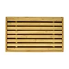 Bamboo Slotted Bread Knife Set Sublimation Blank Larch Wood Cutting Board