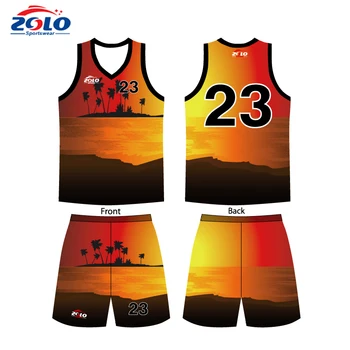 Cheap Sublimated Customized Red And 