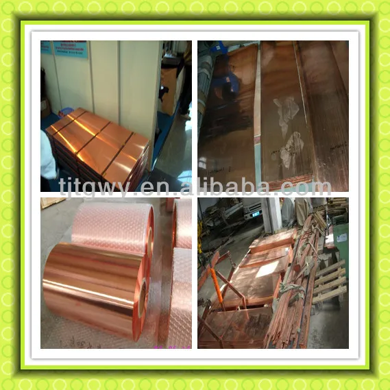 Sheet Tu1 Scrap Copper Pure Copper Plate Bronze 4mm2500mm 10mm3000mm