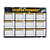 Dry Erasable 12 Week Wall Fitness Workout Planner for Weight Loss Program, Bodybuilding, Cross-Fit, and Gym Train Poster