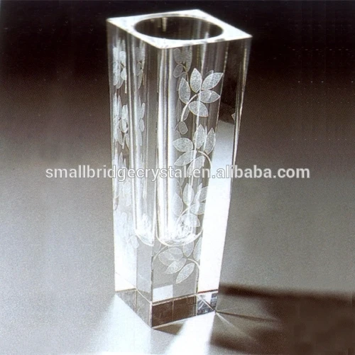 product beautiful glass crystal vase engraving pattern for home decoration-27