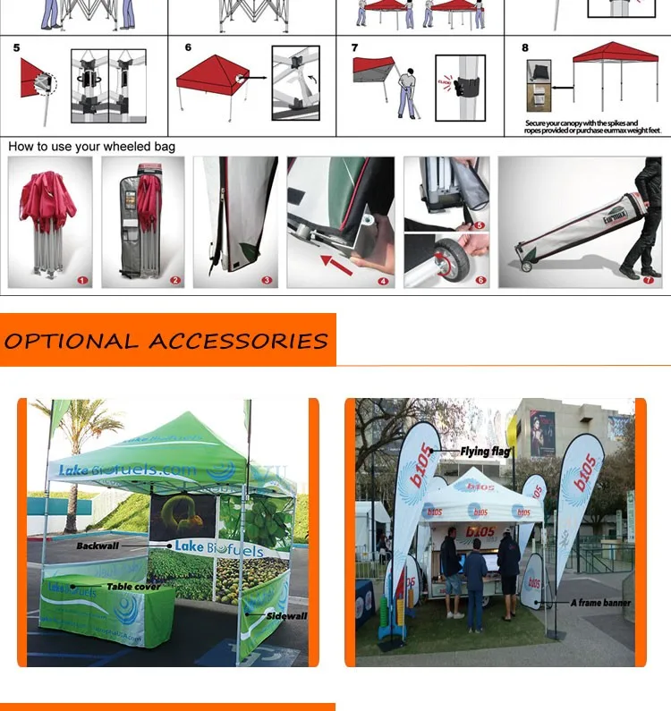 3 x 3m Promotion customized trade show outdoor canopy tent,aluminum folding tent,pop up tent