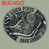 BUC4027 Indian BUFFALO SKULL Montana Silversmiths German Silver Belt Buckle