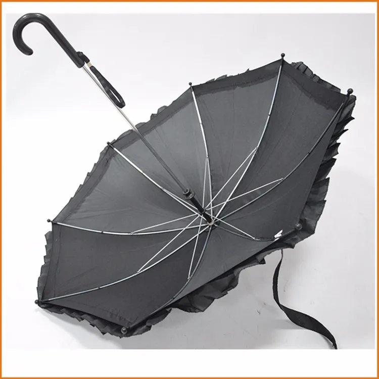 grey fancy sun lace wedding parasol craft designer kids umbrellas