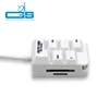 Super speed mini style usb 2.0 hub portable with cardreader support MS/MS PRODUO Micro S D