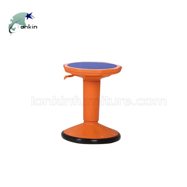 Height adjustable ergonomic Active Sitting wobble stool chair for bar