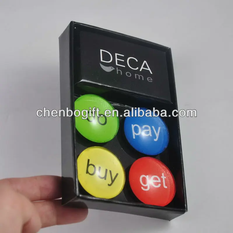 Crystal glass frigde magnet (58)